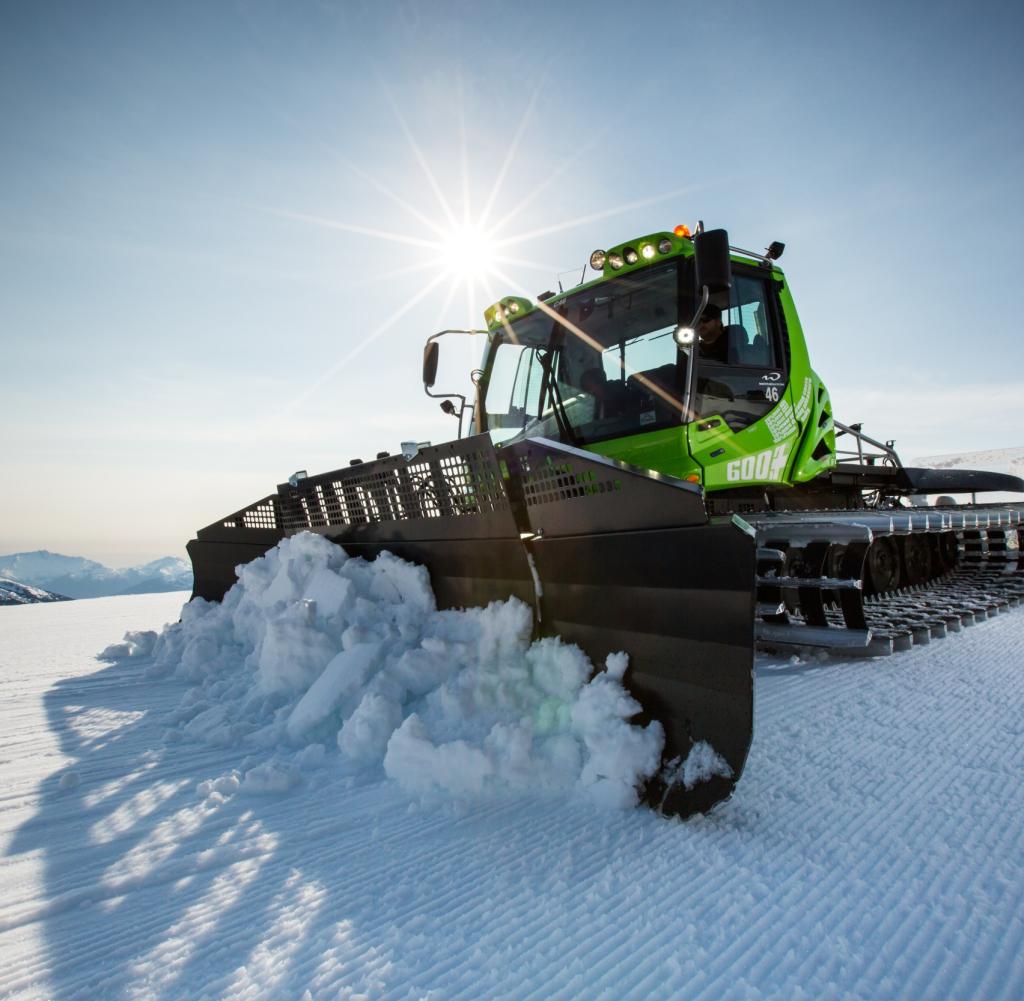 PistenBully-E-600 grün geleast