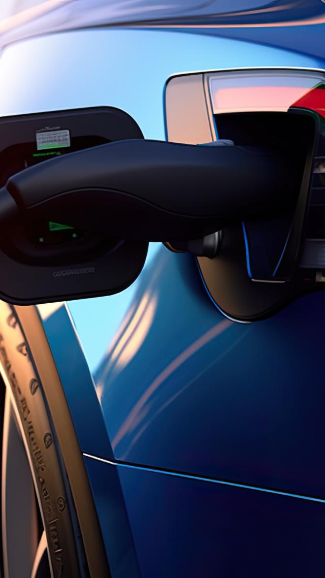 Ein E-Auto wird geladen